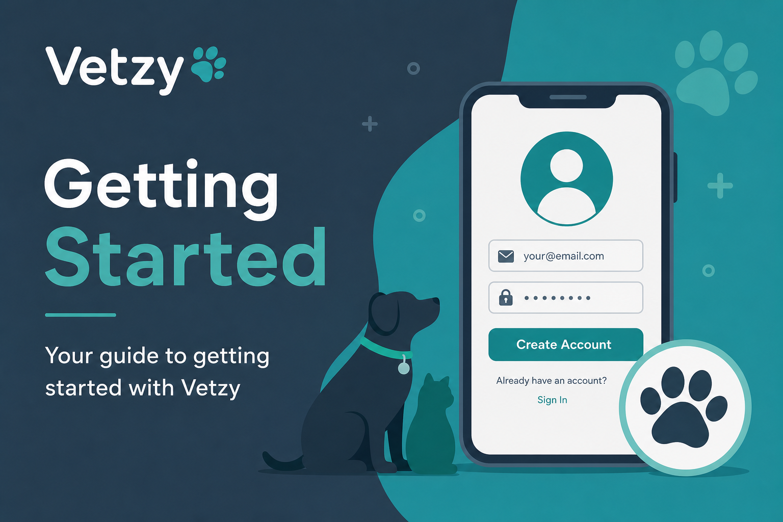 Illustration : premiers pas sur Vetzy